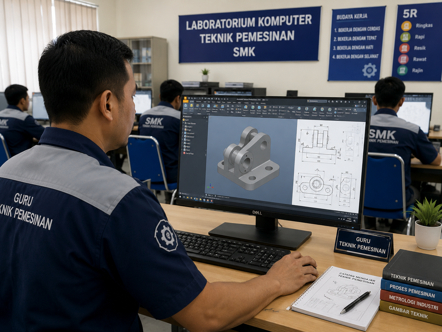 Desain dan Gambar Manufaktur dengan CAD