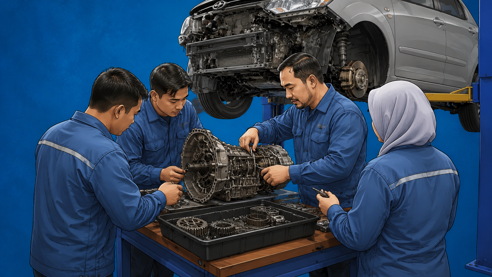 Pemeliharaan Sistem Chasis dan  Pemindah Tenaga