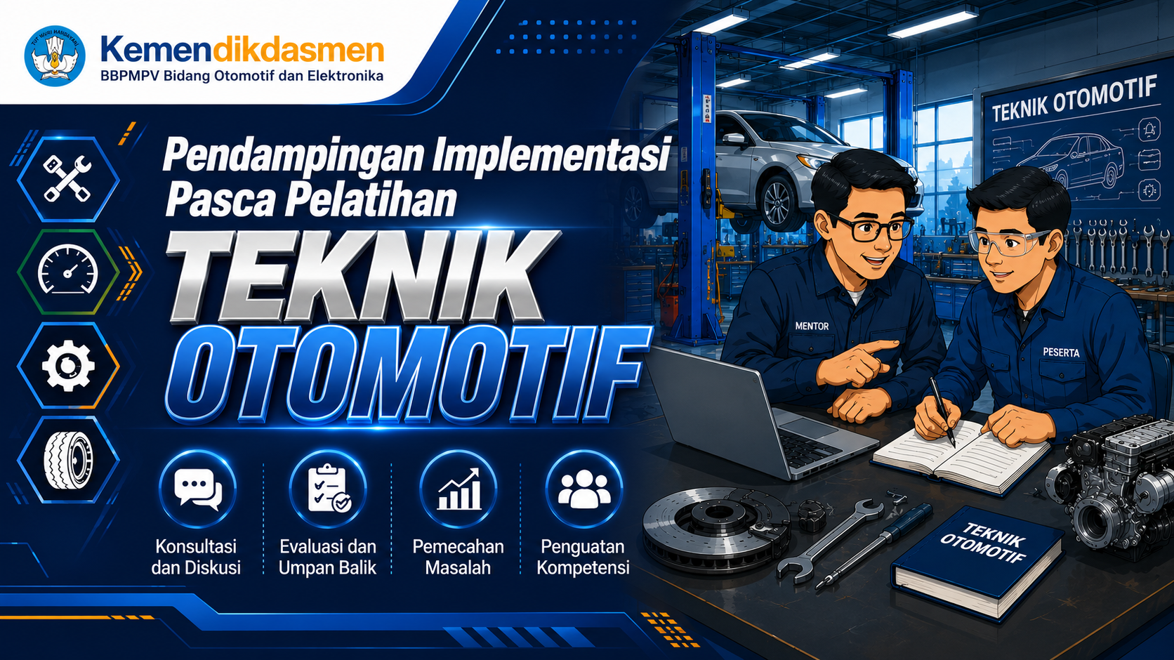 Ruang Implementasi Pasca Pelatihan Teknik Otomotif