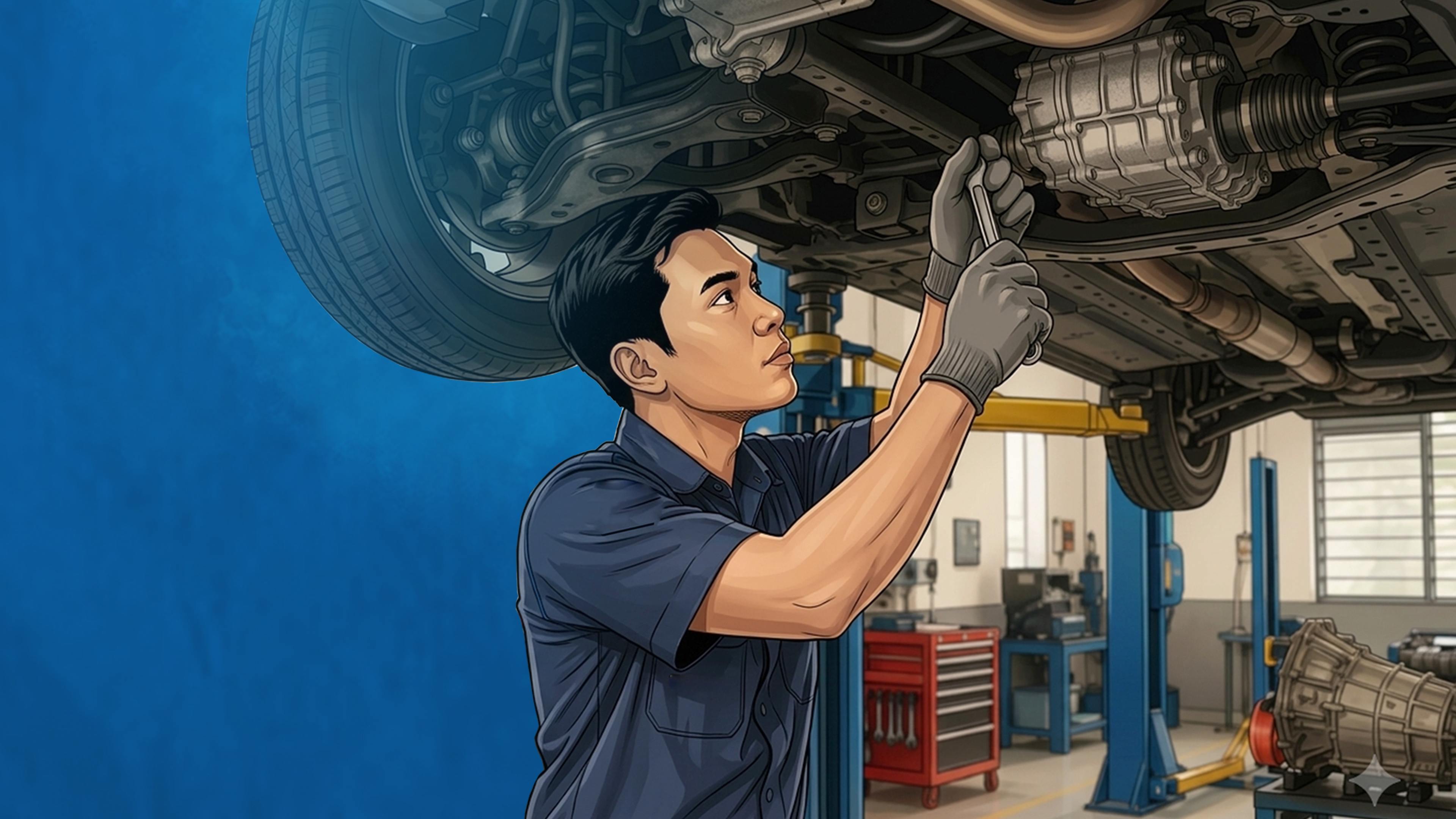 Pemeliharaan Sistem Chasis dan  Pemindah Tenaga -23